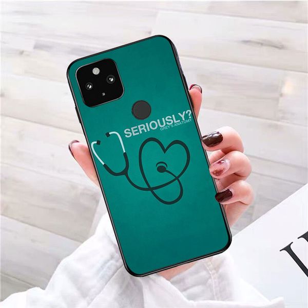 American TV Grays Anatomy Téléphone Case pour Google Pixel 7a 8 7 Pro 6a 6 Pro 5A 4A 3A Pixel 4 XL Pixel 5 6 4 3 XL 3A XL