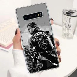 American TV Sons of Anarchy Phone Case pour M12 M21 M30S M31S M32 M51 M52 Note 10 Lite 20 Ultra 9 8 + J4 J6 Plus J8 Soft Cover Co