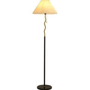 Lampadaire Vintage américain avec interrupteur à tirette, style nordique Simple, pour maison, hôtel, Villa, E27, lampe de lecture sur pied, Base en marbre, éclairage d'intérieur