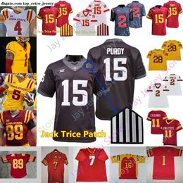 American Wear NEW Jerseys Iowa State Cyclones ISU voetbalshirt NCAA College Eli Sanders Charlie Kolar Sean Shaw JrW ilsonJ rNo elWi llMc DonaldIV Ro seMy lesMe ndes