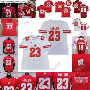 American Wear NEW Jerseys Wisconsin Badgers voetbalshirt NCAA College Bradrick Shaw Jack Sanborn Joe Thomas Ron Dayne Michael Bennett Fletcher Evans Gruber Pryo