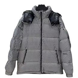 American Winter Men Moncleys Épaisseur Manches Longues Zipper Fly À Capuchon Puff Manteau Blanc Canard Vers Le Bas Veste Puffer Designer Homme Oversize Couple