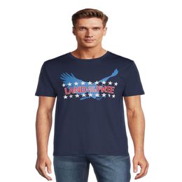 T-shirt graphique Americana pour hommes Big Men s Loft Eagle, tailles S-3XL
