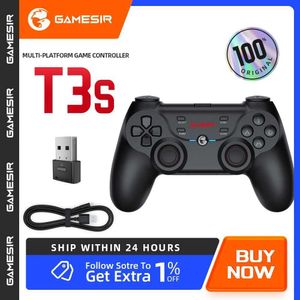 AMESIR T3 T3S Wireless GamePad Game Controller PC Joystick Original - Convient pour Android TV Box Computer Windows 7 10 11 J240507