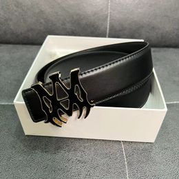 Ami Belt Classic M Letting Dress Jeans Luxury Am Mame Style Belt Bindot For Men and Women With Box