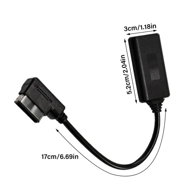 Adaptateur sans fil Aux compatible AMI MMI MDI, câble automatique pour AUDI Q5 A5 A7 R7 S5 Q7 A6 L A8L2008-2012