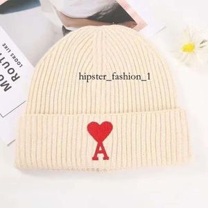 ami hat paris Designer Wool Knit Hat For Ladies Beanie Cap Winter Classic Woven Warm Men's Hat 348 ami ami hat