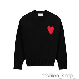 Ami Sweaters Paris Designer pulls designer amis de Coeur Love Jacquard Crew Neck Sweater Marque de mode streetwear vise veste 2 5QMD