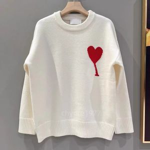 Amies Suéter Diseñador de moda francés Cárdigan Camisas de invierno Hombres Mujeres High Street Jersey de punto Sudadera con capucha Sudaderas de punto