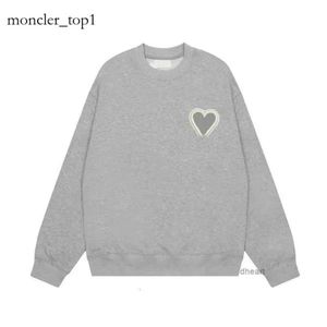 Amihoodie Unisex Amisdesigner Heren Parijs Frankrijk Mode A Heart Pattern Ronde hals Hoodies Knitwear Sweatshirts Luxe A-lijn Rode Hoodie Jumper Kpms 9264