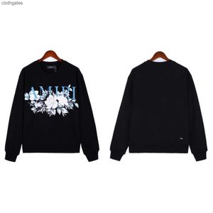 Amiirii Mens Fashion Designer Sweaters 2023 Sweats à capuche imprimés pour hommes T-shirt Logo de fleur Pull Pull Ins Vêtements Ku0d