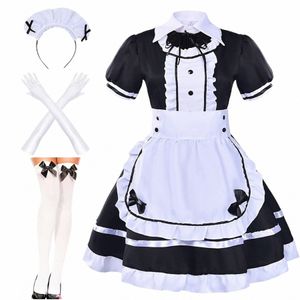amine Leuke Lolita Franse Meid Cosplay Kostuum Dr Girls Vrouw Waitr Maid Party Show Kostuums Japanse Meid Uniform Mucama g3OX #