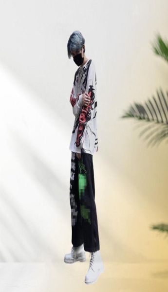 Amine t-shirt mode Uzumaki sasuke uchiha hommes t-shirt tshirt décontracté dessin animé des chemises à manches longues imprimées mâle y2004226154447