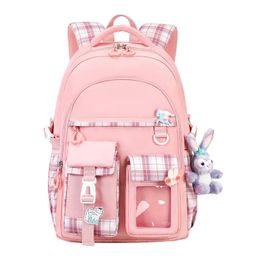 Amiqi enfants école sac à dos pour filles jouet accessoires mode enfants enfant en bas âge sac maternelle personnalisé 240323