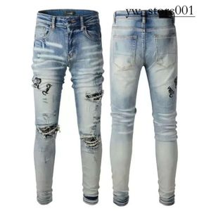 Amirir Jeans Designer Jeans Fashion Luxury Fashion Broidered Denim Pantalon Ksbui Amirir Jeans 22 Femme Skinny Jeans Ripped Motostyle Amirir Jeans Men 2559