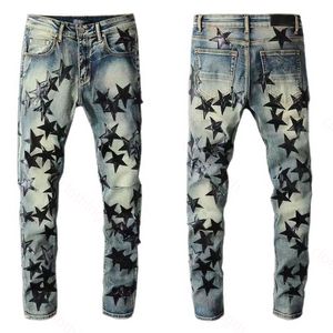 Amirir Jeans Designer Jeans Man damesheren jeans zwarte broek hoogwaardige kwaliteit rechte ontwerp retro streetwear casual zweetwegen designer jeans voor w 550