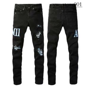 Amirir Jeans Luxury Trendy Brand Designer Brand Designer Jeans de haute qualité Broidered Denim Pants Biker Streetwear Amirir Jeans 22 Rock Women Ksubi Jeans Amirir Jeans Men 8373