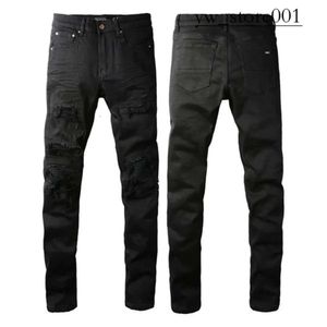 Amirir Jeans Luxury Trendy Brand Designer Brand Designer Jeans de haute qualité Broidered Denim Pant