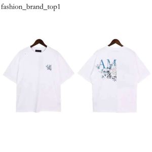 Amirir Men Designer Women Summer Shirts Crew Neck Cotton Blend Letter Print Casual Shortshigh Quality Amirir T -shirt 1034