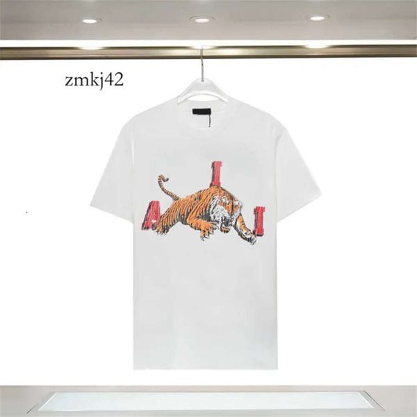 Amirir Shirt Desinger Brand Camisetas Hombres Mujeres Amirir Jeans Alta calidad 100% Ropa de algodón Hip Hop Amirs Shirt Top Tees Friends T Sh 8065