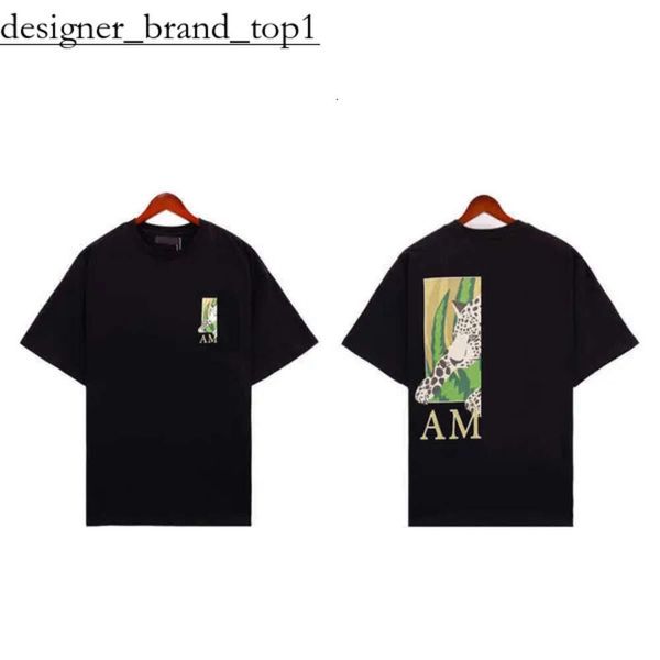Amirir Shirt Hip Hop Streetwear Famous Designer Mens T-shirt Luxury High Quality Amirir Shirt For Lady Courte courte Clothing imprimé à la mode Amirir Polo 6263