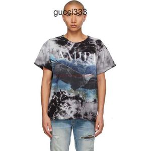 amirirlies Am mannen ontwerper amari Oud Beschadigd amirl vrouwen luxe amirlies Mode Kleding Tees am T-shirt Gewassen amis Tie Dye imiri Direct amiiri Spray Eagle Tsh