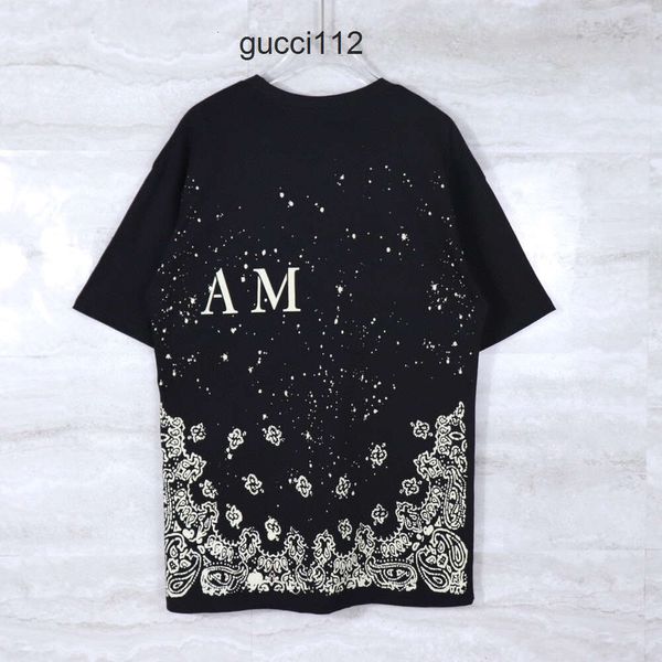 Amirirlies Short Amari Amirl Amis AM Amar Miri Diseñadores para hombre Camisetas Moda Hombre Camiseta Starry Sky Letter Top Calidad Mujer Camisetas Manga CasualO7EZ