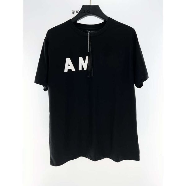 Amirirlies manches amari Casual amirl lettre amis AM Mode amar Hommes miri Hommes T-shirts T chemises noires imprimer Designers d'été court de haute qualité Vêtements pour hommes