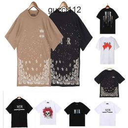 amirirlies T amari Qualité amirl Court amirlies Degisner am Print amis Casual imiri amiiri s hommes Chemise femmes T-shirts luxe Manches designer Top Lettre Tshirt LoHUQS