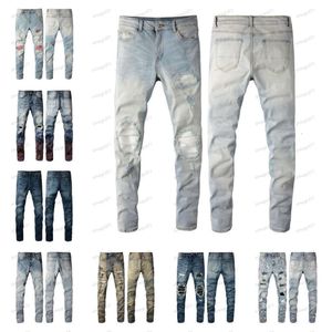 amirlies amrilied Jeans Paars am High miris amr Heren Jeans voor Straat Heren designer heren Borduurbroek Dames Oversize Ripped Patc 8237 irlies rilied r Wo