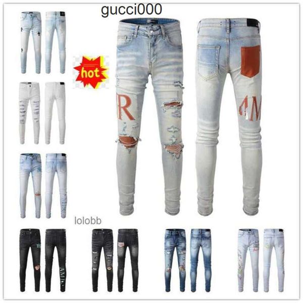 amirly Jean am Designer Holes ami Pants amirlies Hommes Luxe amiiri Denim Jeans imiri Pantalon 2024 COOLGUY Biker New Man Clothing Arrivals #033 G8V0 0YOM