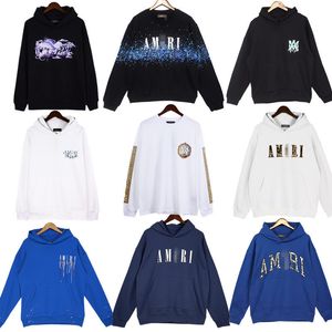 Amirri Homme con capucha sudaderas con capucha de diseño para hombre ariat sudadera con capucha de los hombres sudaderas ropa deportiva ropa High Street Print Jersey