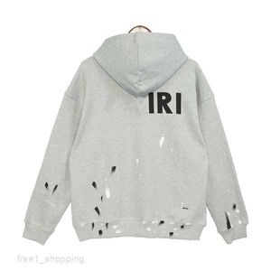 Amirri Homme Designer Hoodies Met Capuchon Herenmode Sweatshirts Sportkleding Kleding High Street Print Trui 8 ZTEV