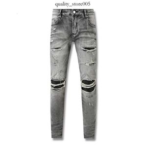 Amirs Designer Jeans Violet Jeans Mode Pantalon Droit Violet Tout Nouveau Véritable Stretch Robin Rock Revival Crystal Rivet Denim Designer 723