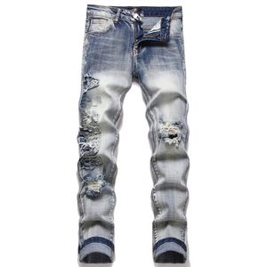 Amirs jeans pour hommes jeans skinny de créateur pour hommes jeans skinny desig 20 couleurs pantalons jeans paige Denim Skinny Straight Taille 29-38 jeans pour hommes pantalons de survêtement homme H1