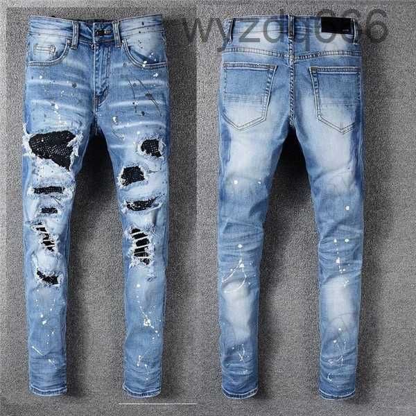 Amirs Hommes Femmes Designers Jeans Distressed Ripped Biker Slim Straight Denim pour hommes Imprimer Army Fashion Mans Skinny Pantalon G4MQXY MQXYRYUA RYUARYUA RYUA