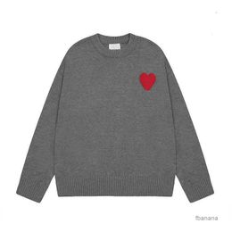 Amis Designers Amisweater France Paris Mode Pull à capuche Am i De Coeur Brodé un motif de coeur Pull à col rond Couple Pulls Zh5i