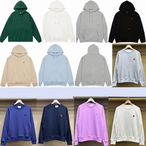 AMIS Franse Heren Dameskleding Met Hoed Mannelijke Hoodies Sweatshirts Met Capuchon Sport Trui Alexandre Matt I Borduren Liefde Hart Kleding Zwart Wit Grijs Roze Herenkleding