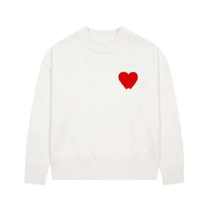 Amis Paris Pull Hommes Femmes Designer Chemises Tricotées High Street Imprimé Un Motif De Coeur Col Rond Tricots Hommes Femmes Suis Je Jumper Amis 422