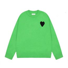 Amis Sweater Designers Amisweater Francia Paris Cardigan Moda con capucha Am i De Coeur Pull Jersey Cuello redondo Jumper Pareja Suéteres LQS5