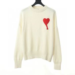Amis Sweater Français Fashion Designer Cardigan Pull Chemises Hiver Hommes Femmes High Street Knit Jumper Sweat à capuche tricoté Sweat Sweatshirts