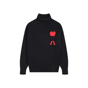 Amis Sweater Sweatshirt Paris Designer Men Sweater Amis lange mouwen Hip Hop Casual Fit Amis Sops vrouwen lange mouw hoodie man WOM 1839