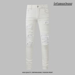 AMLRl JEANS heren jeans slim fit jeans AMR hiphop geïnspireerde luxe broeken modemerk skinny jeans bikerbroeken herenkleding pantalones drip jeans