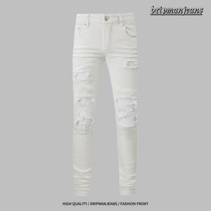 AMlRl JEANS jeans pour hommes jeans slim fit AMR pantalons de luxe inspirés du hip-hop marque de mode jeans skinny pantalons de motard vêtements pour hommes pantalons jeans goutte à goutte