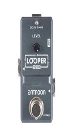 Ammoon AP09 boucle guitare pédale Looper guitare électrique effet pédale True Bypass Overdubs illimités 10 Minutes Recording6276230