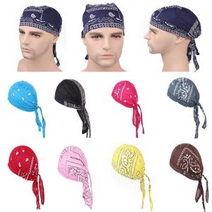 Amoeba Patroon Print Sjaal Cap Mode Mannen Vrouwen Street Dance Piraat Hoeden Fietsen Outdoor Hoofddoek Hoed da504