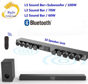 Amoi L3L2 Bluetooth sound bar Wandophanging puur hout tv-luidspreker Subwoofer 3D surround sound home theater 10 hoorn Integrate6337395
