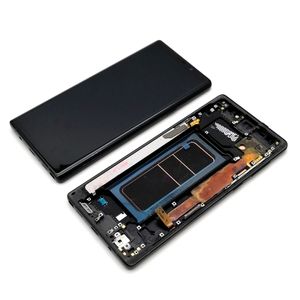 OEM -display voor Samsung Galaxy Note 10 LCD N970 Screen Touch Panels Digitizer -assemblage AMOLED met frame