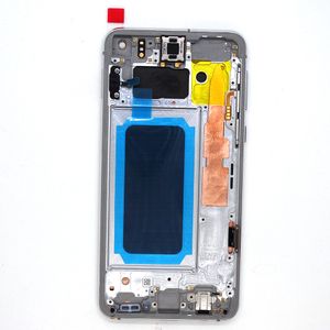 OEM -display voor Samsung Galaxy S10E LCD G970 AMOLED SCHERM TOUCH PANELS Digitizer -assemblage met frame