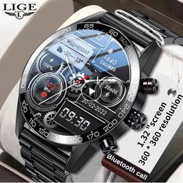 AMOLED HD -scherm Watch voor mannen Smart Watch Bluetooth bellen Smartwatch 2022 Fashion Business Clock Nieuwe Smartband Man